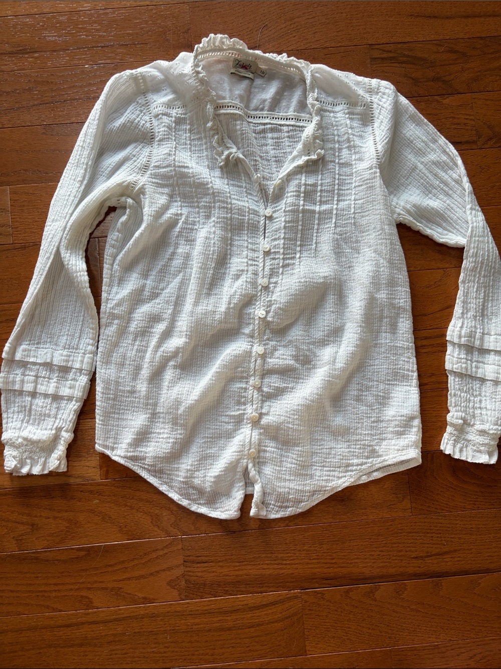 Faherty Willa blouse size small